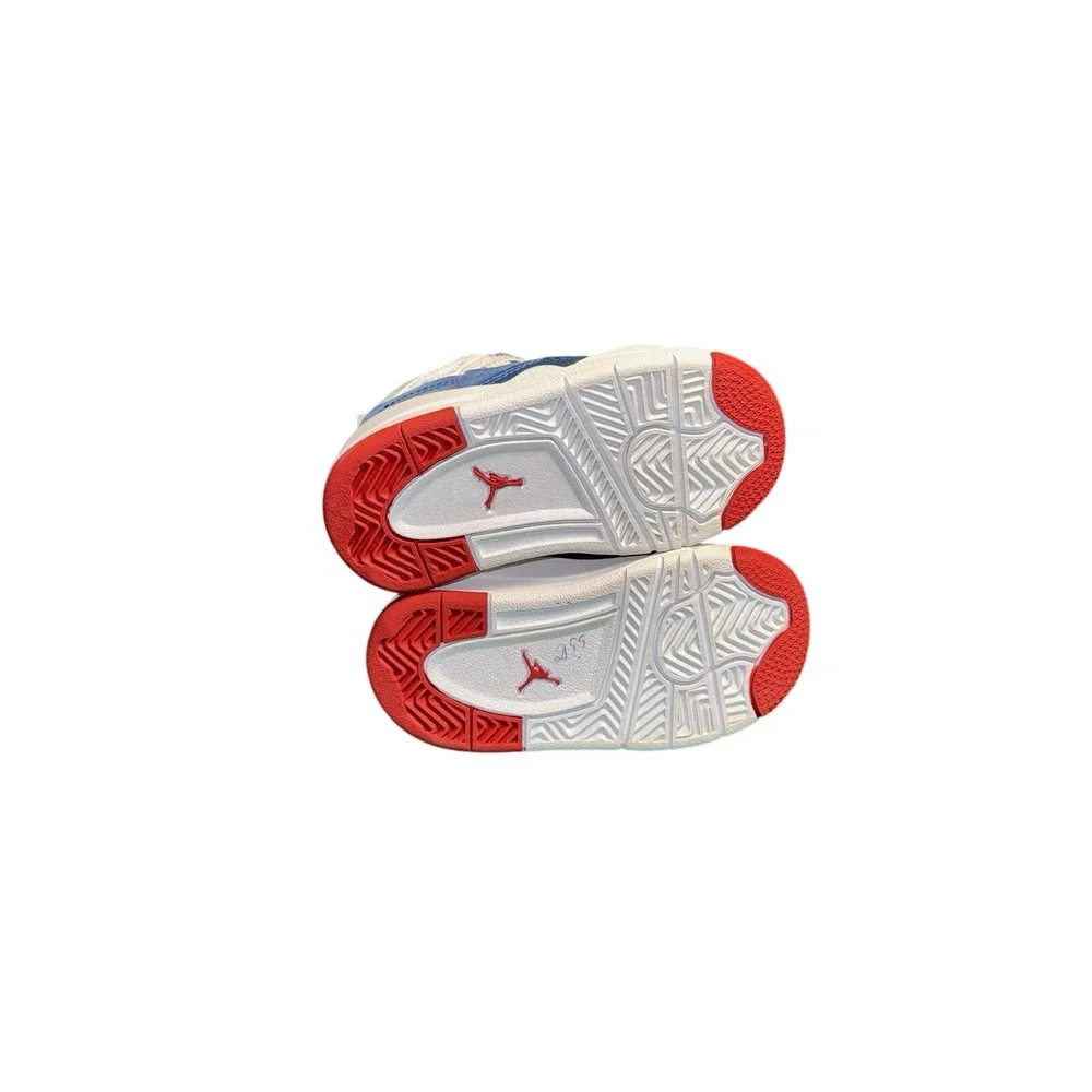 Jordan‎ 4 Retro Messy Room Blue White Red Toddler Sneakers 5C DR6951-400